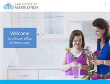 Tablet Screenshot of alexislynchlaw.com